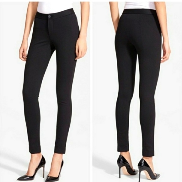 AYR Trousers The Ponte Knit Pants Skinny in Black